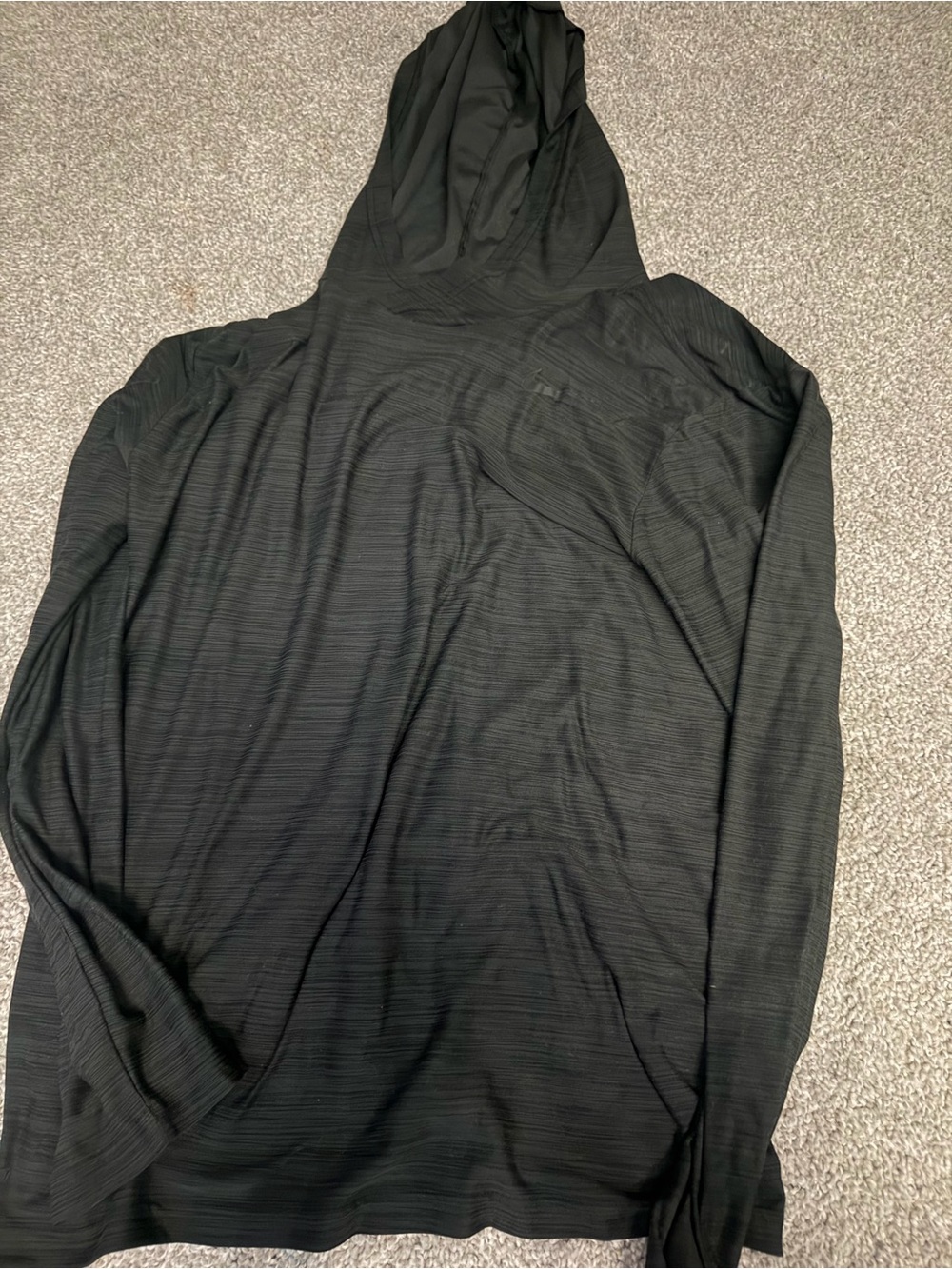 Nike black hooded shirt